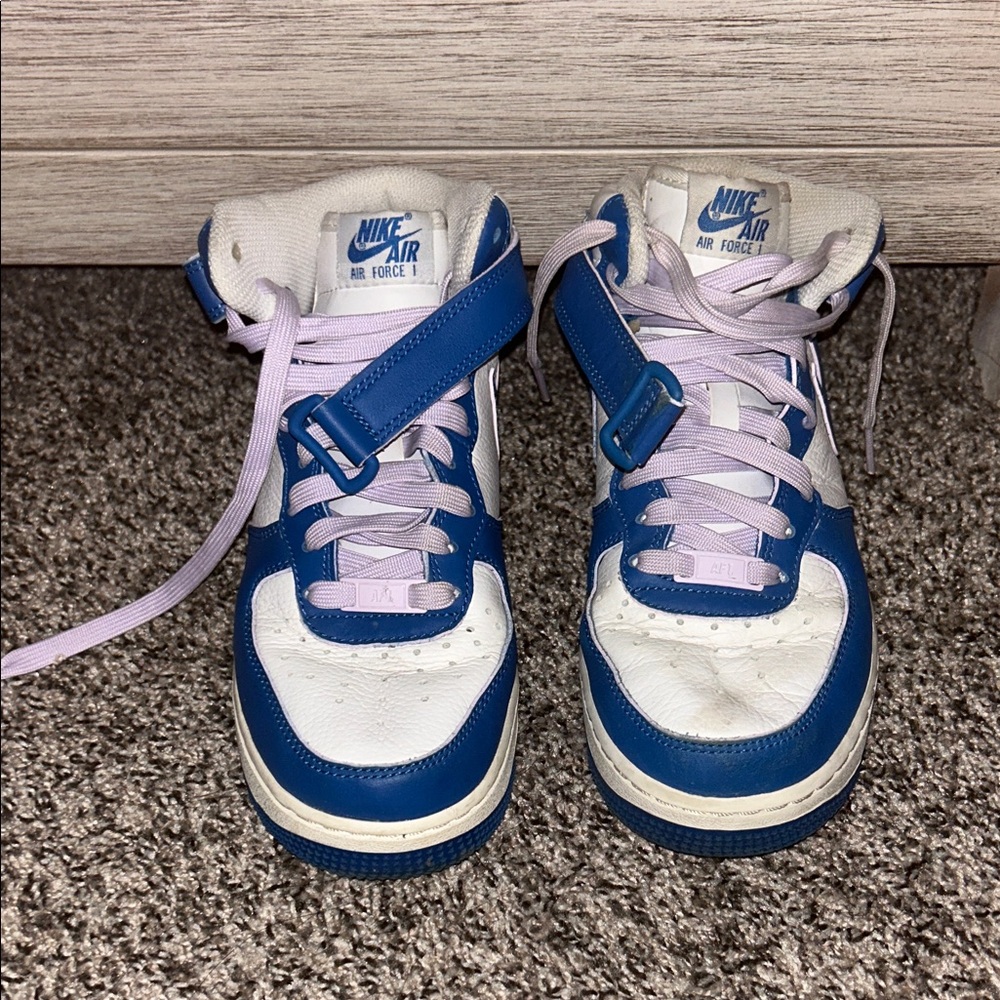 Nike Kids Sneakers - Blue and White